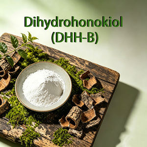 Fornitura di Fabbrica: Polvere di Dihydrohonokiol 98% CAS 219565-74-9, Polvere DHH-B <span class=keywords><strong>per</strong></span> Formula Skincare e Antiossidante - Product Image 1