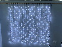 Guirlandes lumineuses LED connectables, étanches IP65, résistantes aux UV et au gel, blanc chaud, câble en caoutchouc, éclairage pour jardin et café