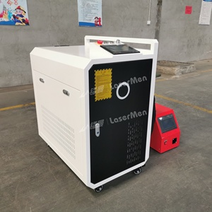 เครื่องเชื่อมเลเซอร์ขนาดเล็กแบบ4 in 1, เครื่องเชื่อมโลหะคาร์บอนแบบพกพาเครื่องตัดสแตนเลสทำความสะอาดเส้นใย1500วัตต์ - Product Image 4