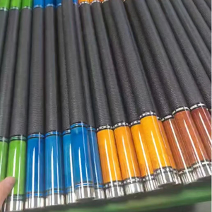 Stecca da <span class=keywords><strong>Biliardo</strong></span> Radiale Personalizzata in Carbonio e Acciaio Inox Canadese, 2 Pezzi, 58 Pollici con Fori per Estensione - Product Image 1