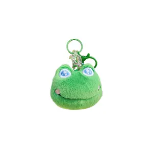 Lilangda Popular Happy Frog Plush Key Pendant Batch Trembling Sound Live Cute Doll Doll Small Merchandise