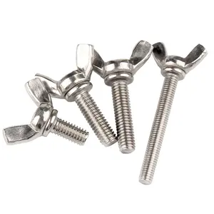 Sunpoint bolts manufactures suppliers 304 stainless bolt and wing nut eye m5 butterfly toggle bolt