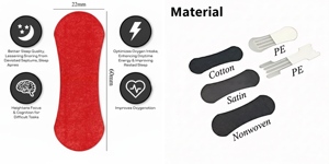 Tela no tejida hipoalergénica sin látex con logotipo personalizado a color, aprobada por la <span class=keywords><strong>CE</strong></span>, para alivio del ronquido y mejor respiración <span class=keywords><strong>nasal</strong></span>. - Product Image 3