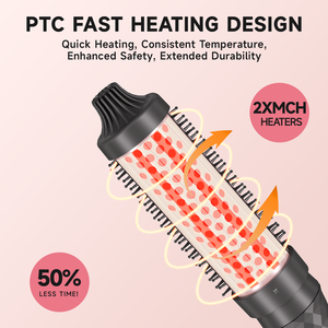 Hot bán gốm nhiệt sưởi ấm Bàn chải tóc ép tóc và <span class=keywords><strong>Curler</strong></span> điện xách tay cho hộ gia đình sử dụng - Product Image 6