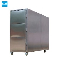 Réfrigérateur mortuaire de style arabe KLT-3 à 3 corps avec designs personnalisables