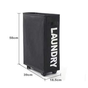 Có thể gập lại giặt giỏ với ròng rọc đa chức năng giặt <span class=keywords><strong>Hamper</strong></span> cho phòng ngủ và phòng tắm Oxford vải bẩn quần áo giỏ - Product Image 5