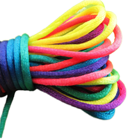 CB002 Vente chaude Cordon en nylon tressé recyclé Noeud chinois soyeux brillant Cordons très recherchés Chaîne de produit