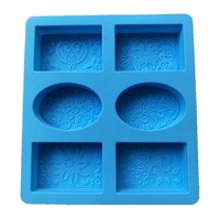 OEM ODM Nouveaux coloris personnalisés Moule en silicone pour savon 6 cavités Moule à savon fait main Motif feuille d'érable Moule à savon en silicone