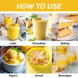 Latte instantané sans sucre à base de plantes, au gingembre et au curcuma, marque privée, saveur lait <span class=keywords><strong>doré</strong></span> - Product Image 4