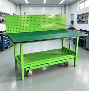 Banco da Lavoro Mobile Antistatico ESD OEM, Tavolo da Lavoro in Metallo Resistente con Ruote per Officine Elettriche - Product Image 3