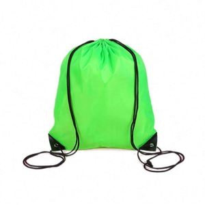 Bolsa con Cordón de Poliéster Barata de Fábrica Original, Bolsa con Cordón de Lona de Algodón Personalizada Promocional - Product Image 3