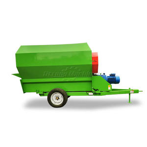 เครื่องผสมอาหาร TMR สำหรับฟาร์มปศุสัตว์ขนาดใหญ่มีอายุการใช้งานยาวนานและแม้กระทั่งการผสมและแพร่กระจายใช้สำหรับถังผสมอาหารสัตว์เลี้ยงอูฐ - Product Image 1