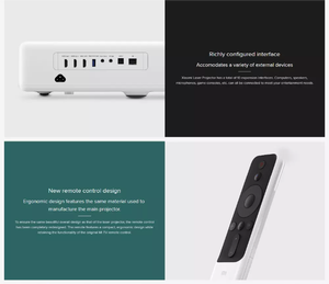 Sıcak satış Xiaomi Mijia 4K lazer projektör 150 inç ekran Ultra kısa mesafeli lazer projektörler HD 4K 1080P ev sineması - Product Image 5