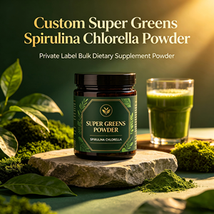 Mix di Super Verdure in Polvere Spirulina Clorella Miscela Vegetale Integratore Nutrizionale Naturale per Adulti - Product Image 4