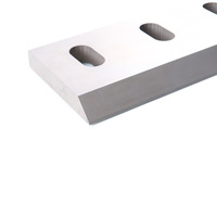 Lame de broyeur de plastique SKD11, type PC300, 400 pour bois, 500 en acier au tungstène incrusté, outil de coupe 60