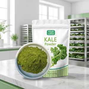 Private Label Voedingsmiddelkwaliteit Groente 99% Kalepoeder Hoogzuiver Kalesap Poeder - Product Image 1