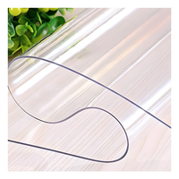 Nouvelle conception de feuilles de PVC transparentes en plastique clair, imperméables, pour l'extérieur, housses de table en vinyle transparent, enroulables, découpe personnalisée disponible, protection UV