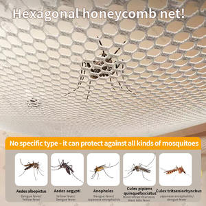 Nouvelle moustiquaire pliable haut de gamme moderne anti-chute avec trois portes et un support, idéale pour une utilisation domestique dans les chambres d'enfants, taille king - Product Image 3