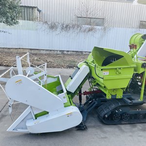 Moissonneuse-batteuse 4LZ-10HXD 25 CV sur chenilles à double lame pour blé, machine de récolte de céréales haute productivité - Product Image 2