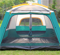 De haute qualité En Plein Air Automatique 6-12 personne grand luxe en plein air étanche toile famille camping 8-10 Personne Famille Tente de Camping