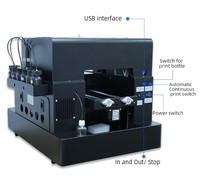 A4 UV avec fonction de vernis A4 Mini DTF imprimante-plus petite imprimante UV à plat pour impression de couverture de téléphone imprimante uv