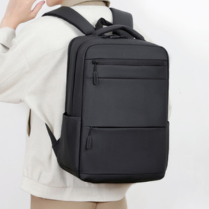 <b>Laptop</b> <b>Backpack</b> 15 Inches Water Repellent With Usb Charging Port Business Travel Use Khaki Color - Product Image 3
