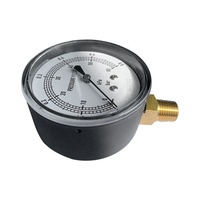 Précision 63mm Mbar Manomètre numérique Manomètre basse pression Manomètre Capsule Manomètre pour air ou gaz basse pression