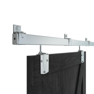 Ensemble de rails coulissants pour <span class=keywords><strong>porte</strong></span> de <span class=keywords><strong>grange</strong></span> extérieure, de qualité supérieure, design rustique, vente en gros d'usine, boîtes robustes - Product Image 1