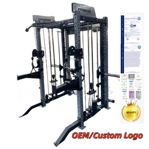 Equipo de Gimnasio Comercial para el Hogar con Logotipo Personalizado OEM de ASJ Fitness, Máquina Smith Multifunción D001, Entrenador Funcional <span class=keywords><strong>Multipower</strong></span> - Product Image 1