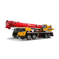 Tình Trạng Tốt 55 Tấn Cần Cẩu Xe Tải Cuối Xe Tải Cẩu STC200 Trung Quốc