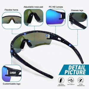 <span class=keywords><strong>Gafas</strong></span> de Sol Deportivas Polarizadas con Lentes <span class=keywords><strong>Antivaho</strong></span>, <span class=keywords><strong>Gafas</strong></span> de <span class=keywords><strong>Ciclismo</strong></span> con Protección UV400, <span class=keywords><strong>Gafas</strong></span> de Seguridad para Correr, Pescar, con Logotipo Personalizado - Product Image 4