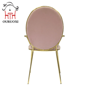 Muebles de boda <span class=keywords><strong>para</strong></span> Banquete de Hotel, silla de brazo de acero inoxidable <span class=keywords><strong>para</strong></span> fiesta, comedor y boda - Product Image 6