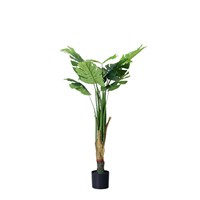 Arbre Bonsaï Artificiel Monstera Moderne Écologique Fait Main Résistant à l'Eau, Décoration 120-180cm, Vente Chaude, Thanksgiving, Pâques