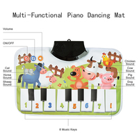 Su misura Elettronico Del Bambino Regali Giocattoli Musicali Pianoforte Tastiere Per Il Fitness Stuoia del Gioco