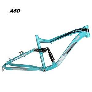Nouveau <span class=keywords><strong>cadre</strong></span> de vélo à suspension intégrale en alliage de <span class=keywords><strong>carbone</strong></span> et d'aluminium de 26, 27,5 et 29 pouces - Product Image 1