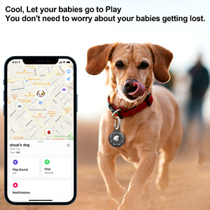 Protección general Anti pérdida a prueba de golpes <span class=keywords><strong>Gps</strong></span> mascotas silicona suave perro <span class=keywords><strong>Airtag</strong></span> titular con ganchos de llavero para Apple Airtags - Product Image 4