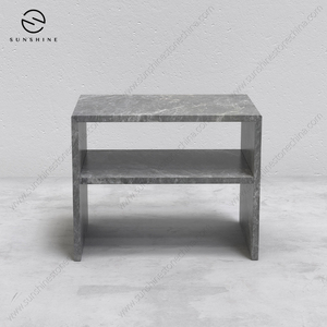 High-End Luxury Geometric Onyx Stone End <b>Table</b> Modern Art Decor for Living Room and <b>Office</b> by RicoGlobal Malaysia - Product Image 2