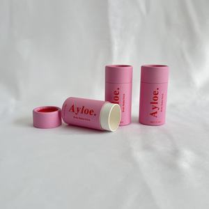 Empaque de Tubo de Papel para Bálsamo Labial y Lápiz Labial Cosmético, Personalizable, Hecho a Mano, Ecológico, Degradable, Libre de Plástico, con Impresión Evanescente - Product Image 2
