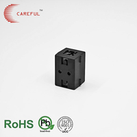 Clamp Split Ferrite Core EMI Filter Choke Small Equipment Cable Noise Absorbing Core 10mm Inner Diameter 80D