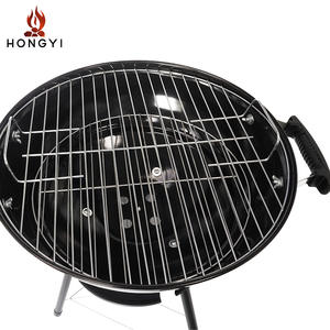 Barbecue portable au charbon de bois Hongyi Outdoor, en acier, 20 pouces, avec roues, pour la cuisine en plein air - Product Image 2