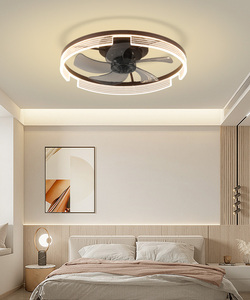 พัดลมเพดานโลหะทันสมัยสำหรับห้องนอน, มอเตอร์ DC ประหยัดพลังงาน, ใบพัด 5 ใบ, ไฟ LED ปรับความสว่างได้, พร้อมรีโมทอัจฉริยะ/ควบคุมผ่านแอป - Product Image 4