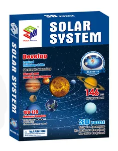 Hot Koop Solar Systeem 3D Puzzel Kids Christmas Gift Eps Materiaal Speelgoed Voor Kinderen Kids Christmas Gift 3D Puzzel