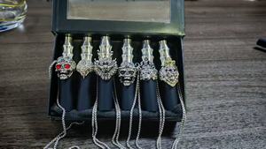 Embout de chicha Erliao en métal et silicone, accessoire de fumage tendance en forme de démon et d'animal avec chaîne - Product Image 5