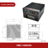 Controlador Industrial Lingchen de Bajo Costo, Caja de Computadora Industrial Resistente, Mini PC Integrado para Sistemas de Automatización