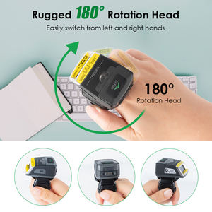 EF02 scanner de codes à barres industriel <span class=keywords><strong>QR</strong></span> à anneau de doigt, <span class=keywords><strong>lecteur</strong></span> de codes android 1D 2D mains libres - Product Image 5