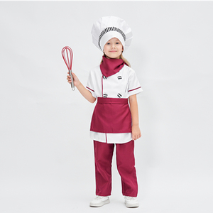 Juego de 5 Delantales de Cocina <span class=keywords><strong>para</strong></span> Niños, <span class=keywords><strong>Disfraz</strong></span> de <span class=keywords><strong>Chef</strong></span> <span class=keywords><strong>para</strong></span> <span class=keywords><strong>Niñas</strong></span>, <span class=keywords><strong>Disfraz</strong></span> de Halloween, <span class=keywords><strong>Disfraz</strong></span> de Cocina y Repostería, Juego de Roles Infantil, Disfraces de Mini <span class=keywords><strong>Chef</strong></span> - Product Image 2