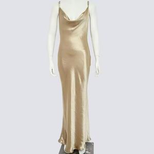 Vestidos <span class=keywords><strong>de</strong></span> Moda Baratos para Mujer, Vestido Sexy <span class=keywords><strong>de</strong></span> Satén con Tirantes y Espalda Descubierta para Discoteca, Vestidos <span class=keywords><strong>de</strong></span> Noche para Mujer - Product Image 6