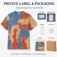 Fabricant de T-shirts Tie-Dye Multicolores à Marque Blanche – 100% Coton, OEM, ODM, Vente en Gros pour Marques de Vêtements