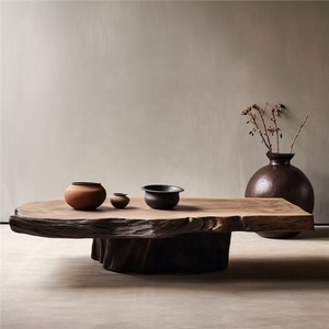 Mesa de Centro Moderna Redonda para Oficina con Estante de Almacenamiento de 2 Niveles - Mueble de Recepción Portátil de Madera para Sala de Espera HYZP-IT2109 - Product Image 3