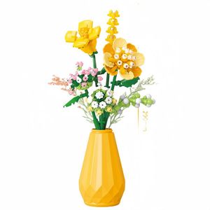 Vase Series <strong>Building</strong> <strong>Blocks</strong> Small Particle DIY Toy <strong>Puzzle</strong> with 40 Pieces Plastic Compatible Modern <strong>Buildings</strong> Set - Product Image 2